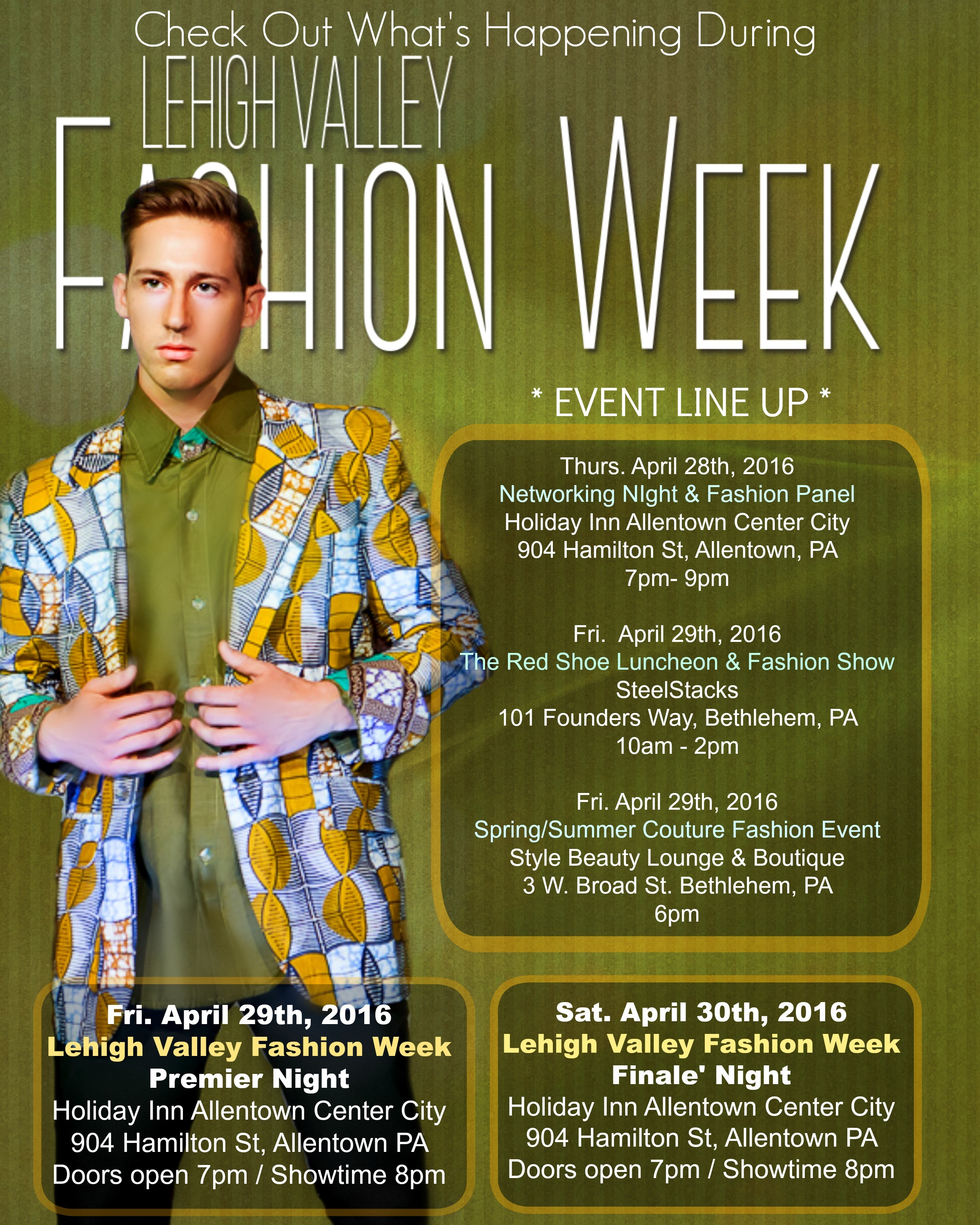 Lehigh Valley Fashion Week Season 2 Starts Thursday - Lehigh Happening